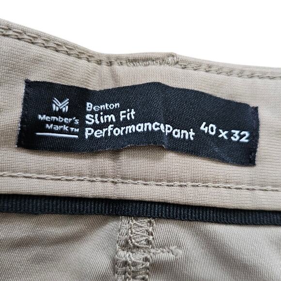 Mens Slim Fit Benton Stretch Performance Pant 5-pocket UPF 30 Men's Size 40x32 - Picture 4 of 10